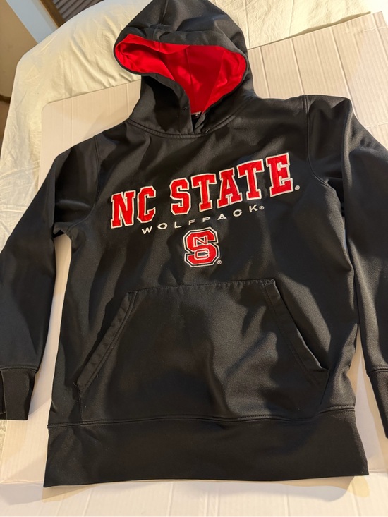 Colosseum Other - #333 Colosseum Black Hoodie with Red Lined Hood NC State Wolfpack